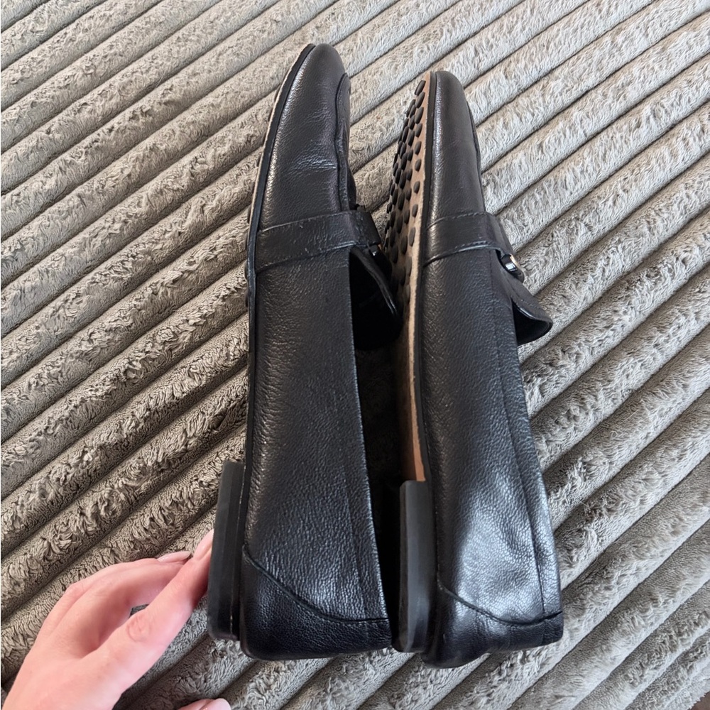 Tory Burch Georgia Loafers Black leather size 10 - Picture 12 of 12